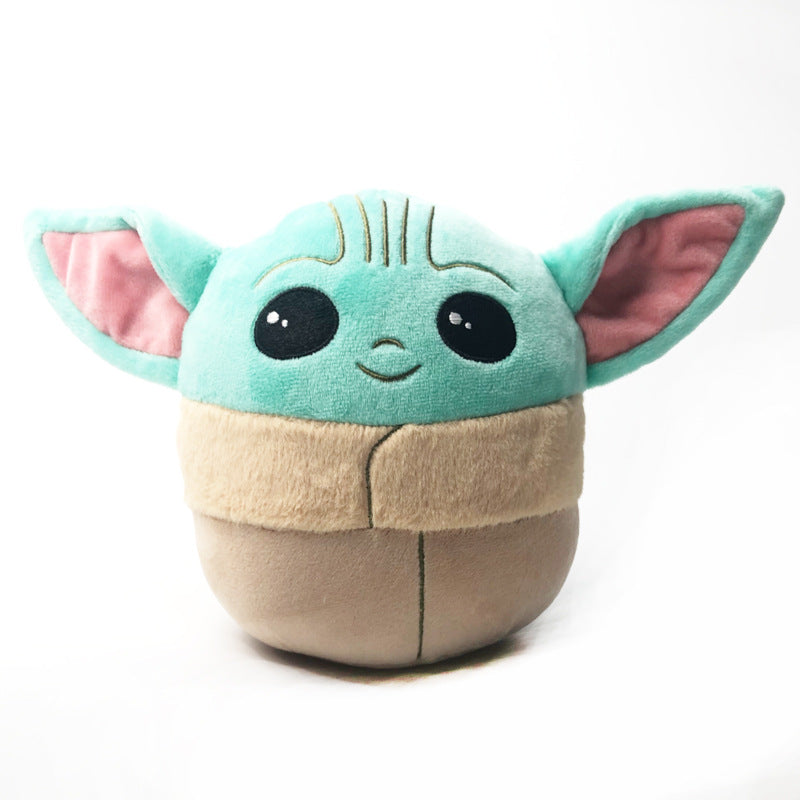 Cute “Green Alien” Plush Toy (Round 8" Character Pillow)