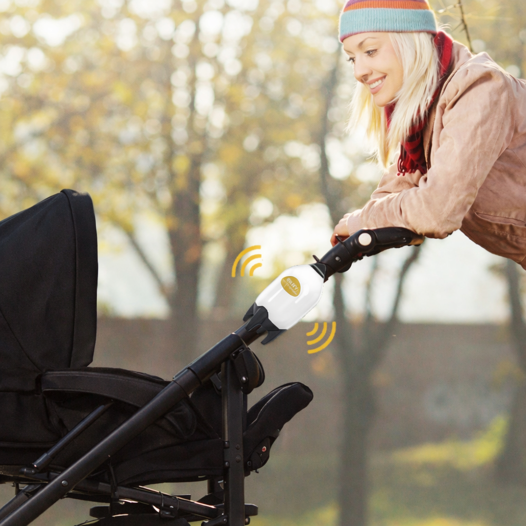 Portable Baby Stroller Rocker (Sleep Aid Rocking Device) — White