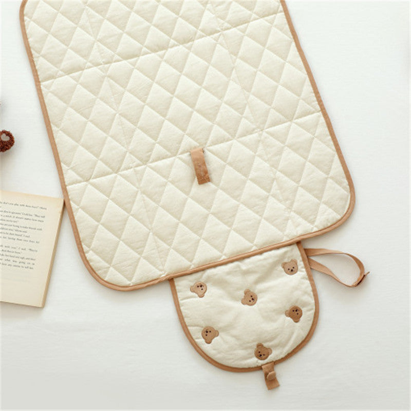 Portable Baby Diaper Changing Pad (Foldable, Cotton)