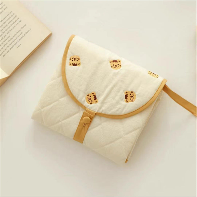 Portable Baby Diaper Changing Pad (Foldable, Cotton)