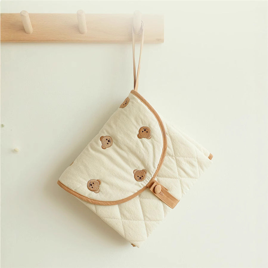 Portable Baby Diaper Changing Pad (Foldable, Cotton)