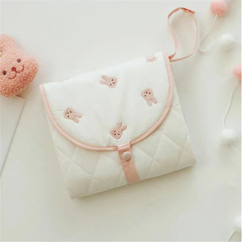 Portable Baby Diaper Changing Pad (Foldable, Cotton)